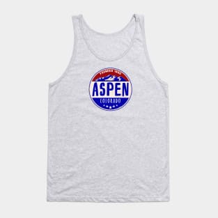 Aspen Colorado Skiing Ski Tank Top